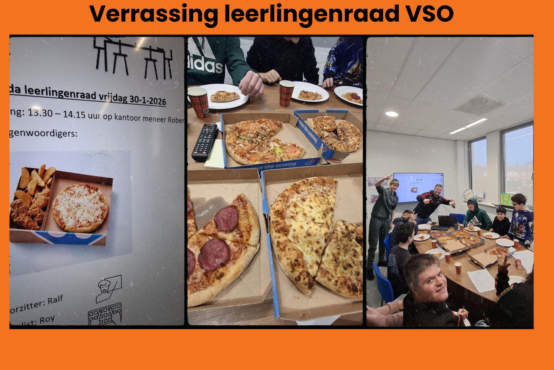 Verrassing leerlingenraad VSO